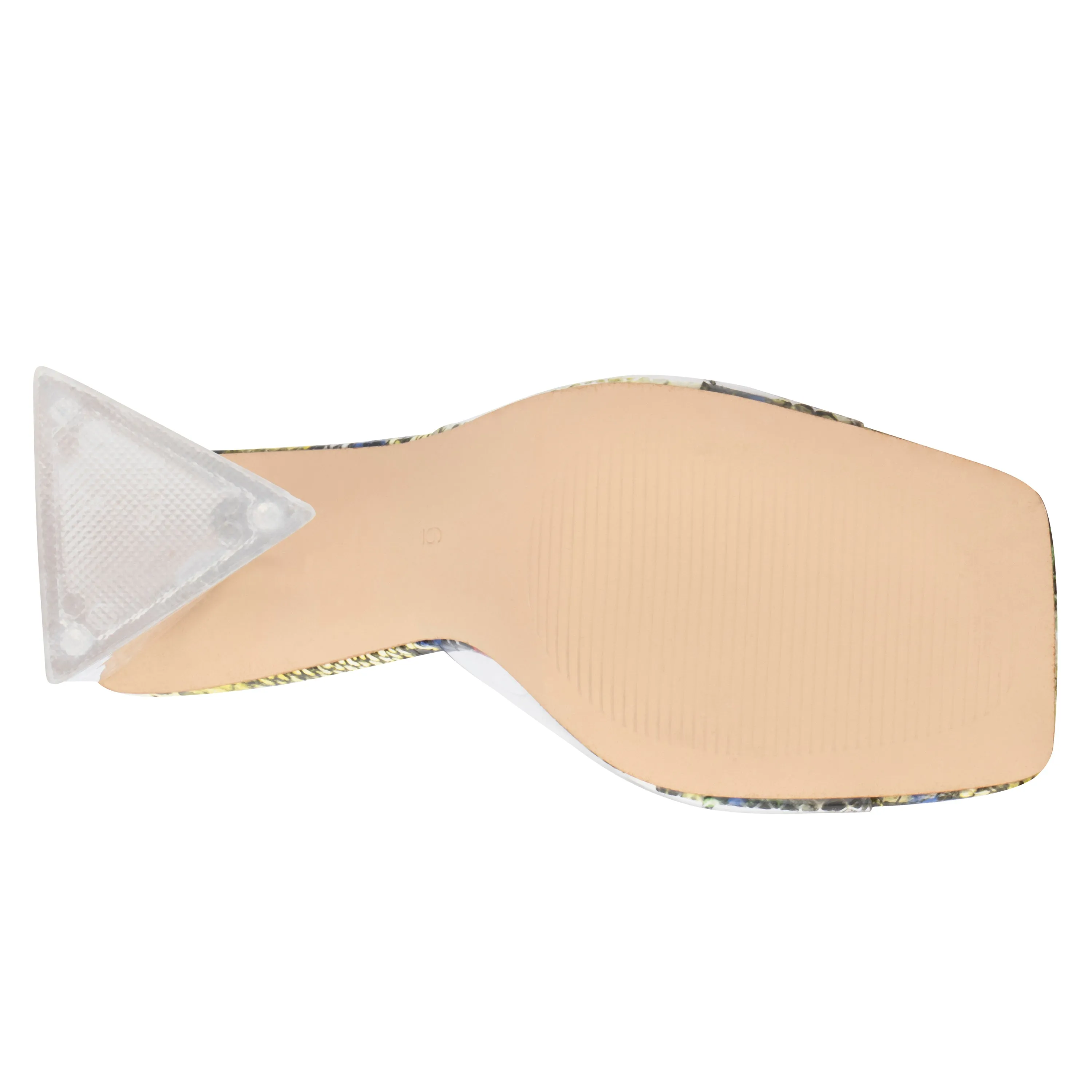 Heather Block Heel Mules