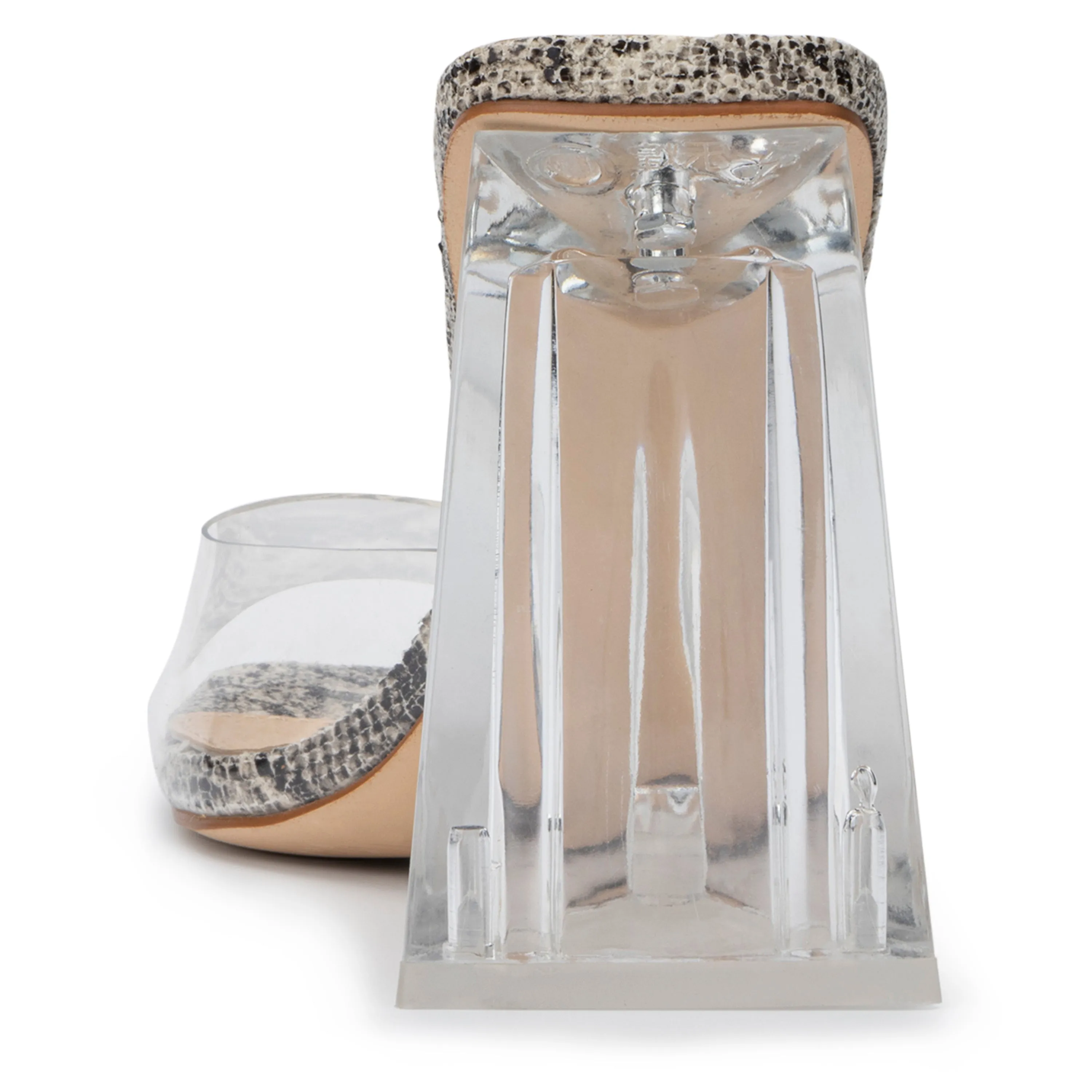 Heather Block Heel Mules