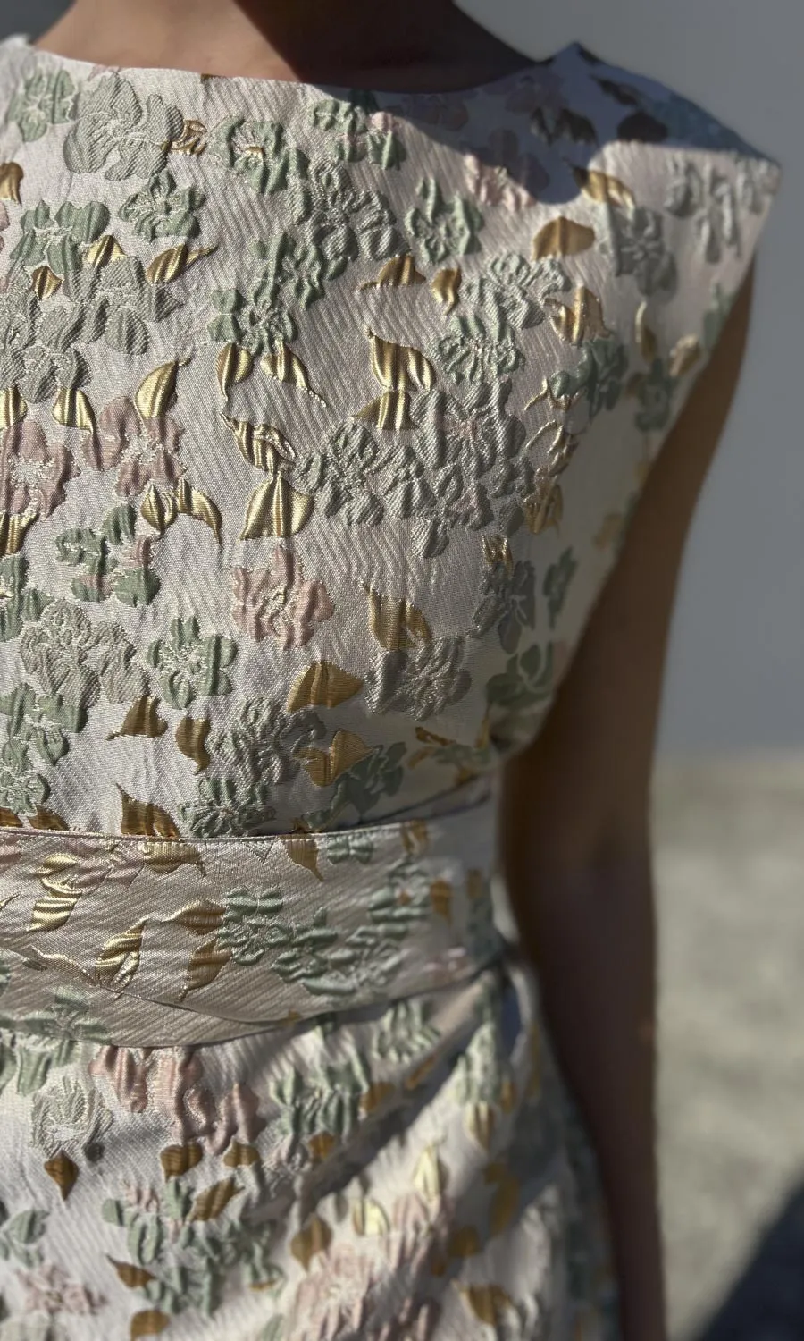 hoss Babette Silk Dress -  Luxen Leaf
