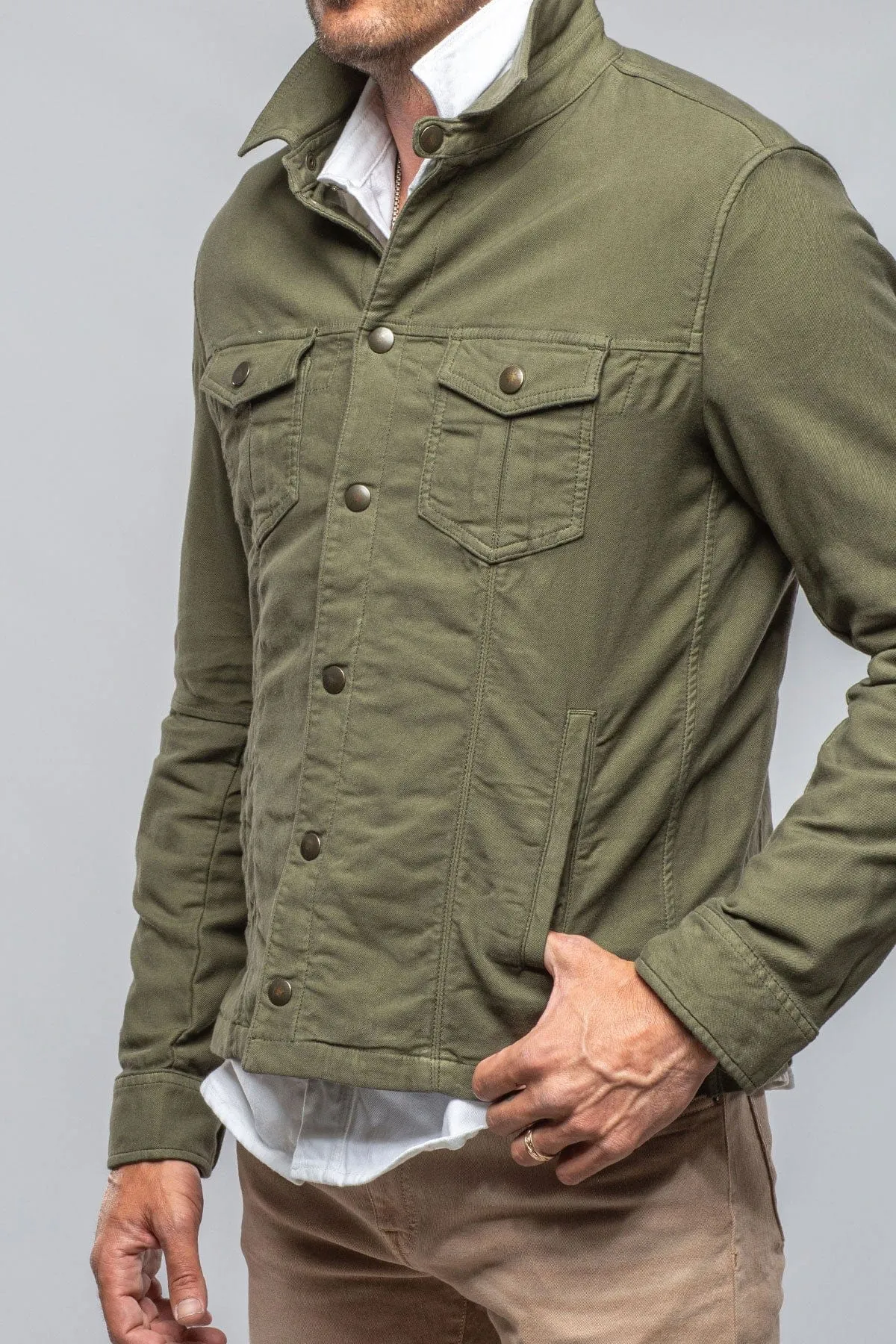 Leland Linen Trucker In Army