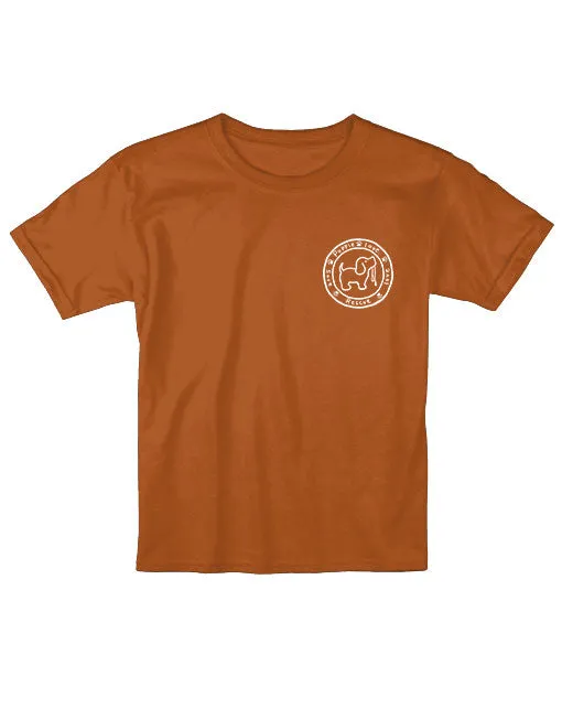 LONGHORN PATTERN PUP, YOUTH SS