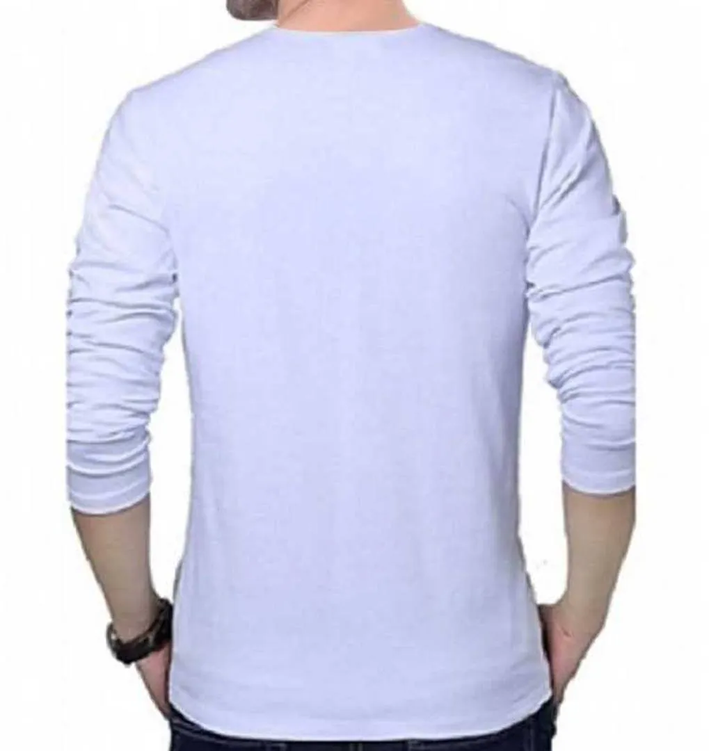 Men's Multicoloured Cotton Self Pattern Round Neck Tees