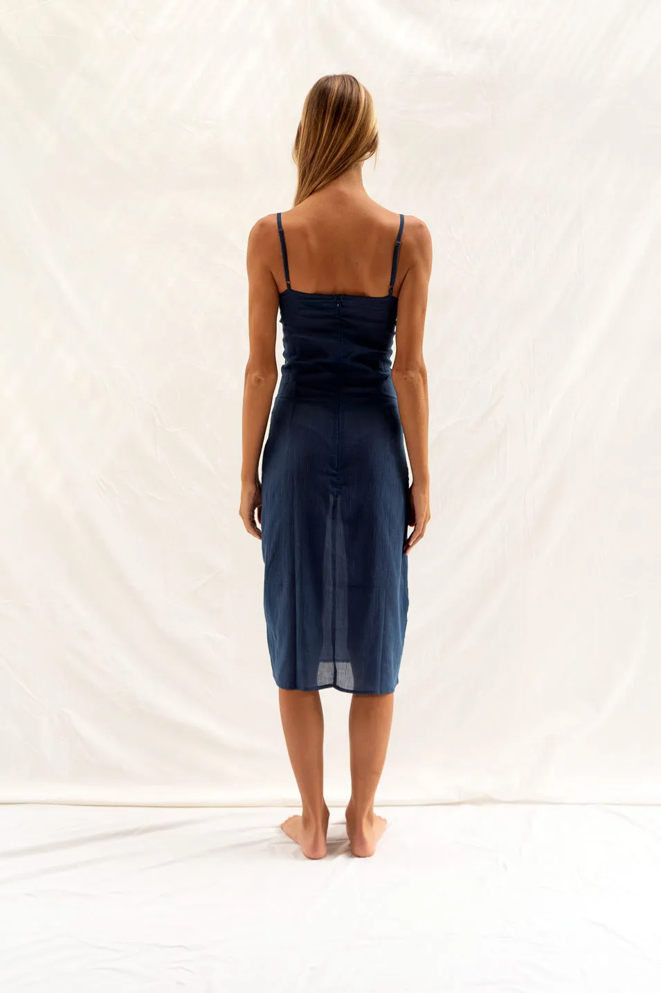 Mia Dress Indigo