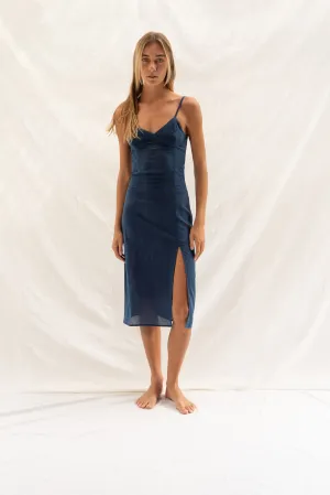 Mia Dress Indigo