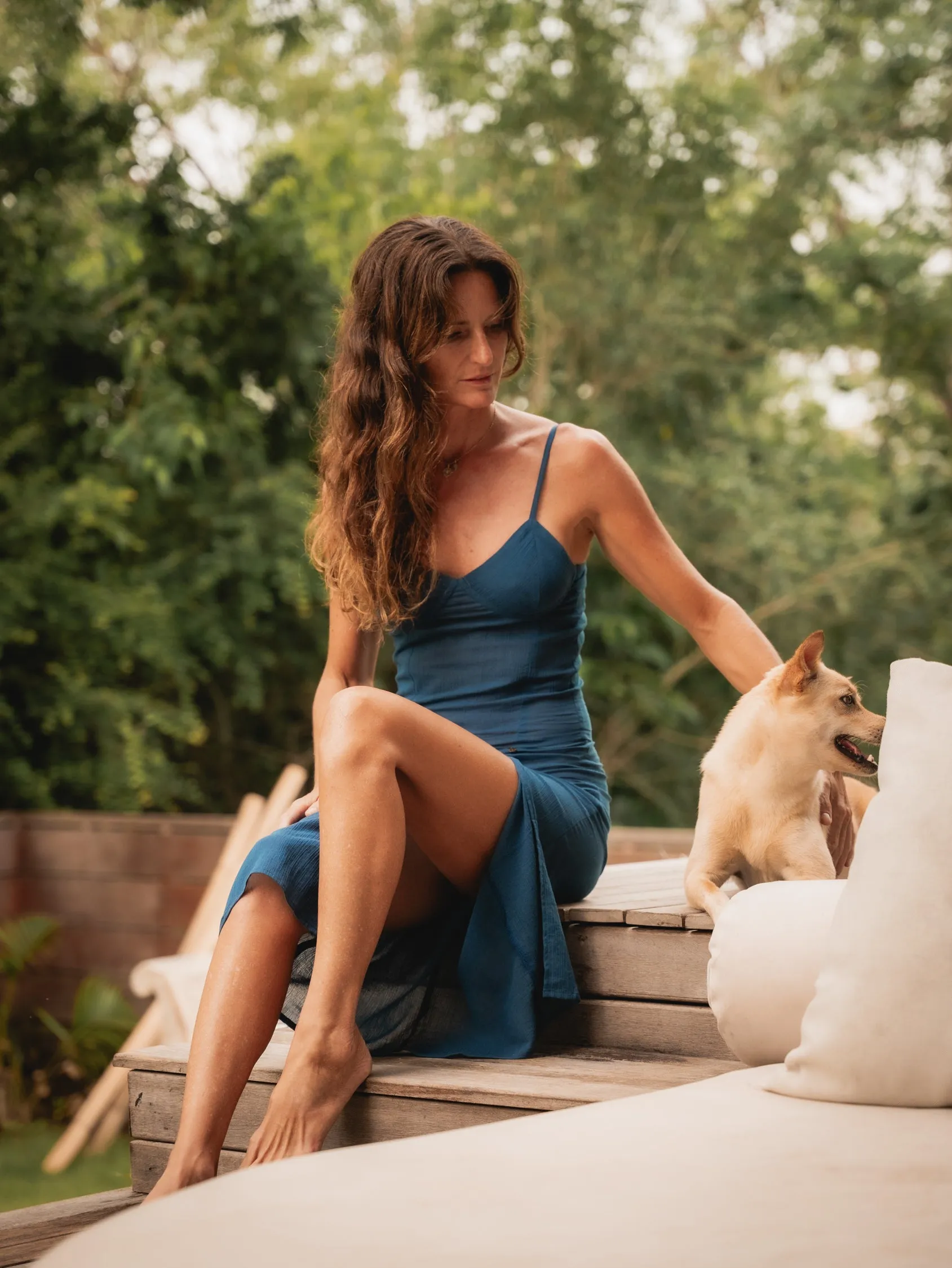Mia Dress Indigo