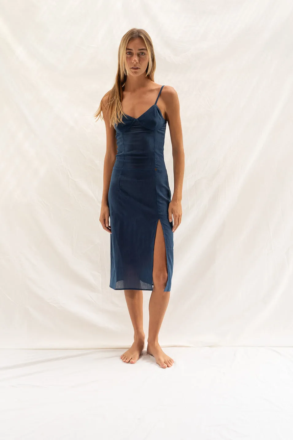 Mia Dress Indigo