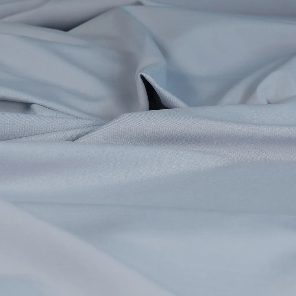 Milan - Almost Blue, Viscose Rich Ponte de Roma Fabric