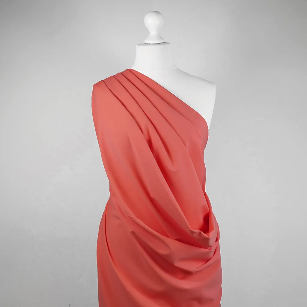 Milan - Light Coral, Viscose Rich Ponte de Roma Fabric