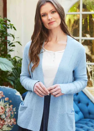 Myra Cotton Rich Relaxed Fit Open Cardigan