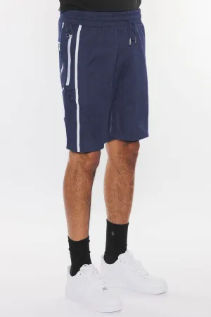 Navy Tape Shorts