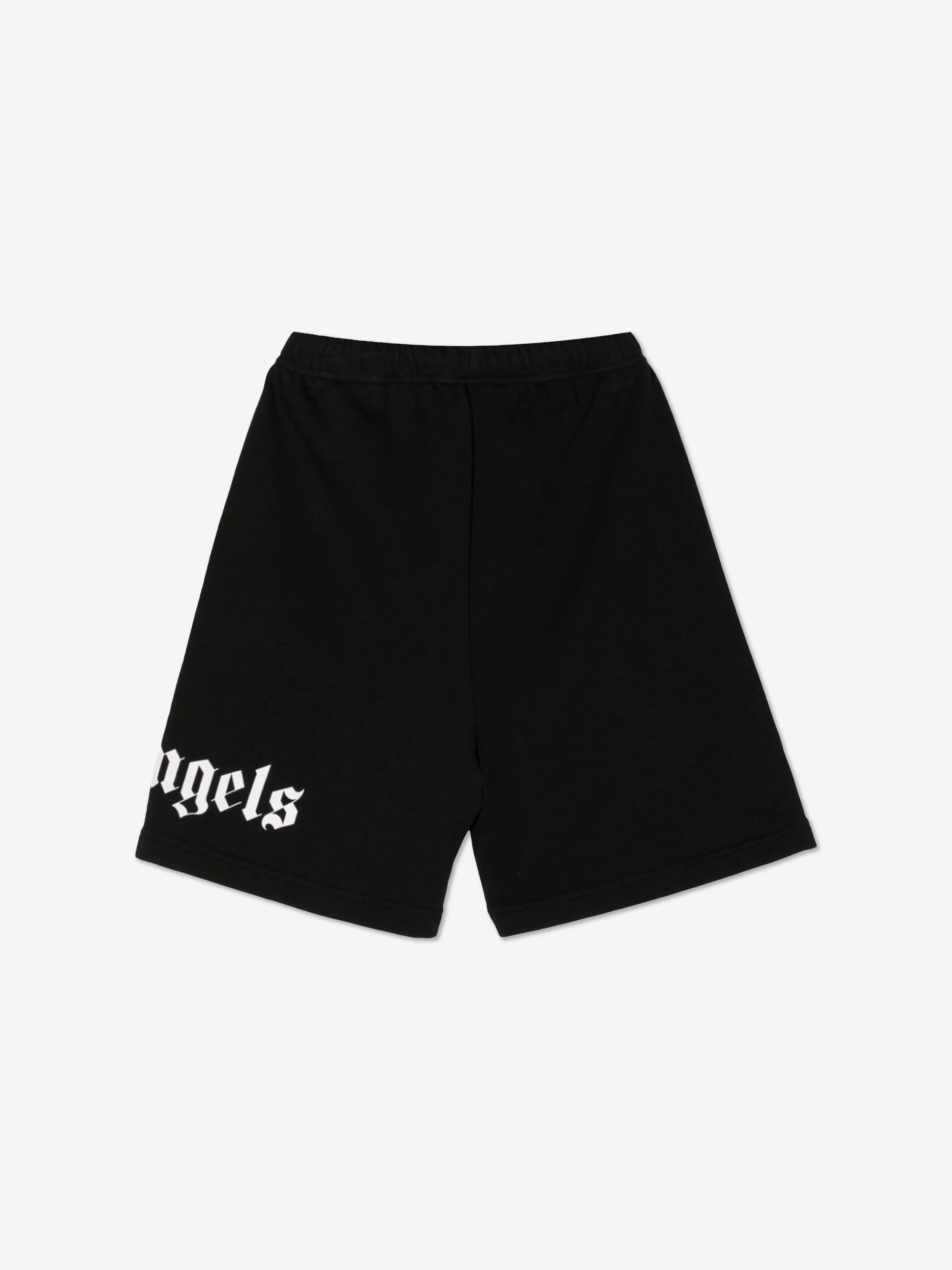 Palm Angels Boys Classic Overlogo Shorts in Black