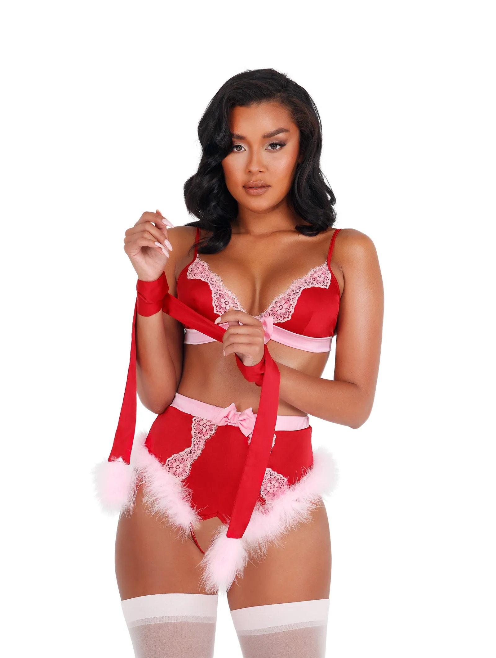 Roma 1pc Marabou Bondage Tie Roma Confidential