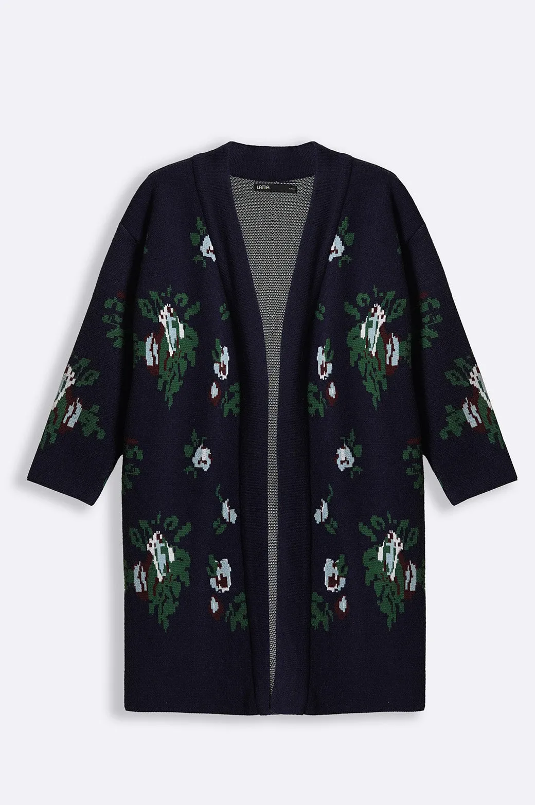 ROSES JACQUARD CARDIGAN