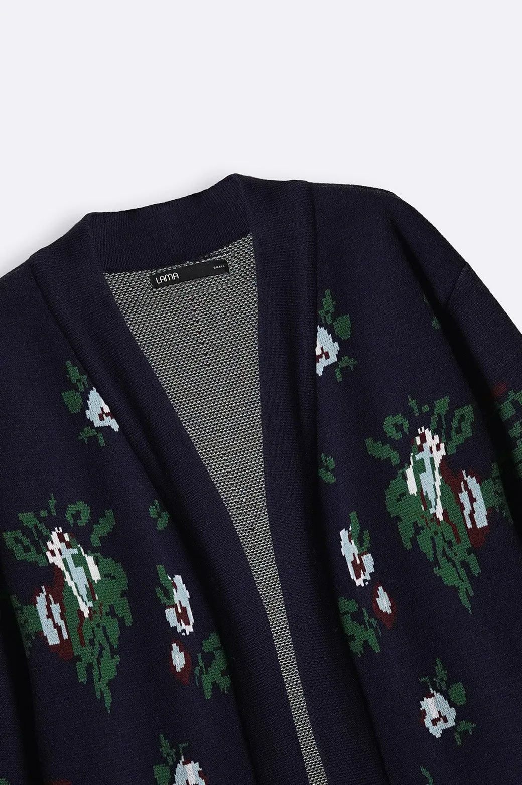ROSES JACQUARD CARDIGAN