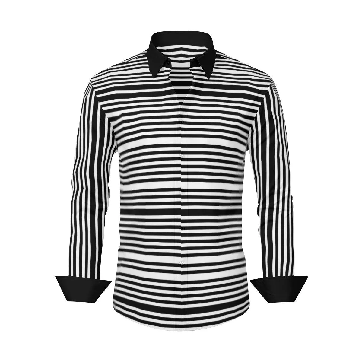 Stripe Shirt Men, Black Stripe Shirt, Black and White Stripe Shirt, Dress Shirt Men, Stripe Top Men, Men's Stripe Shirt,Men's Button Down