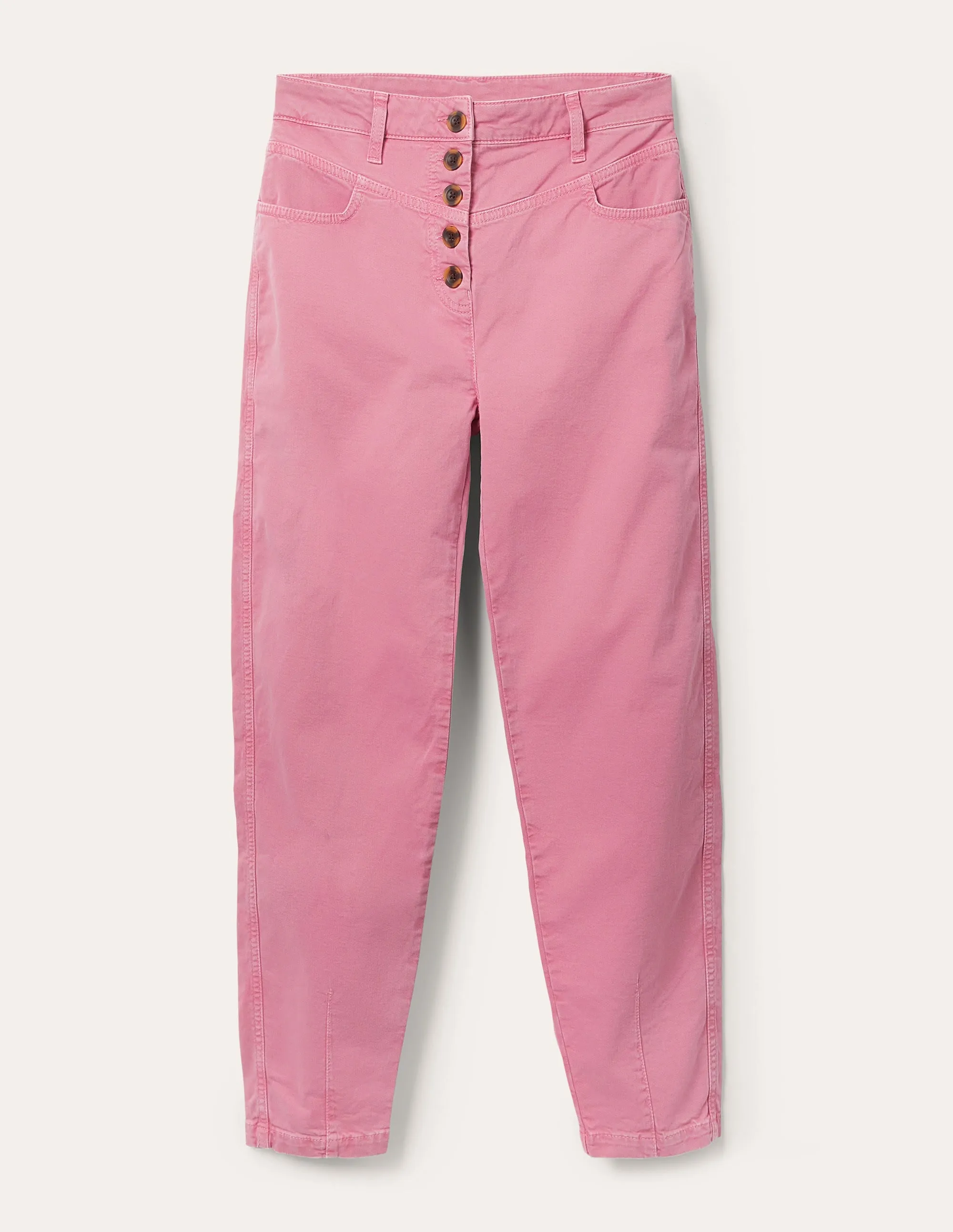 Tapered Chino Trousers-Cherry Smoothie