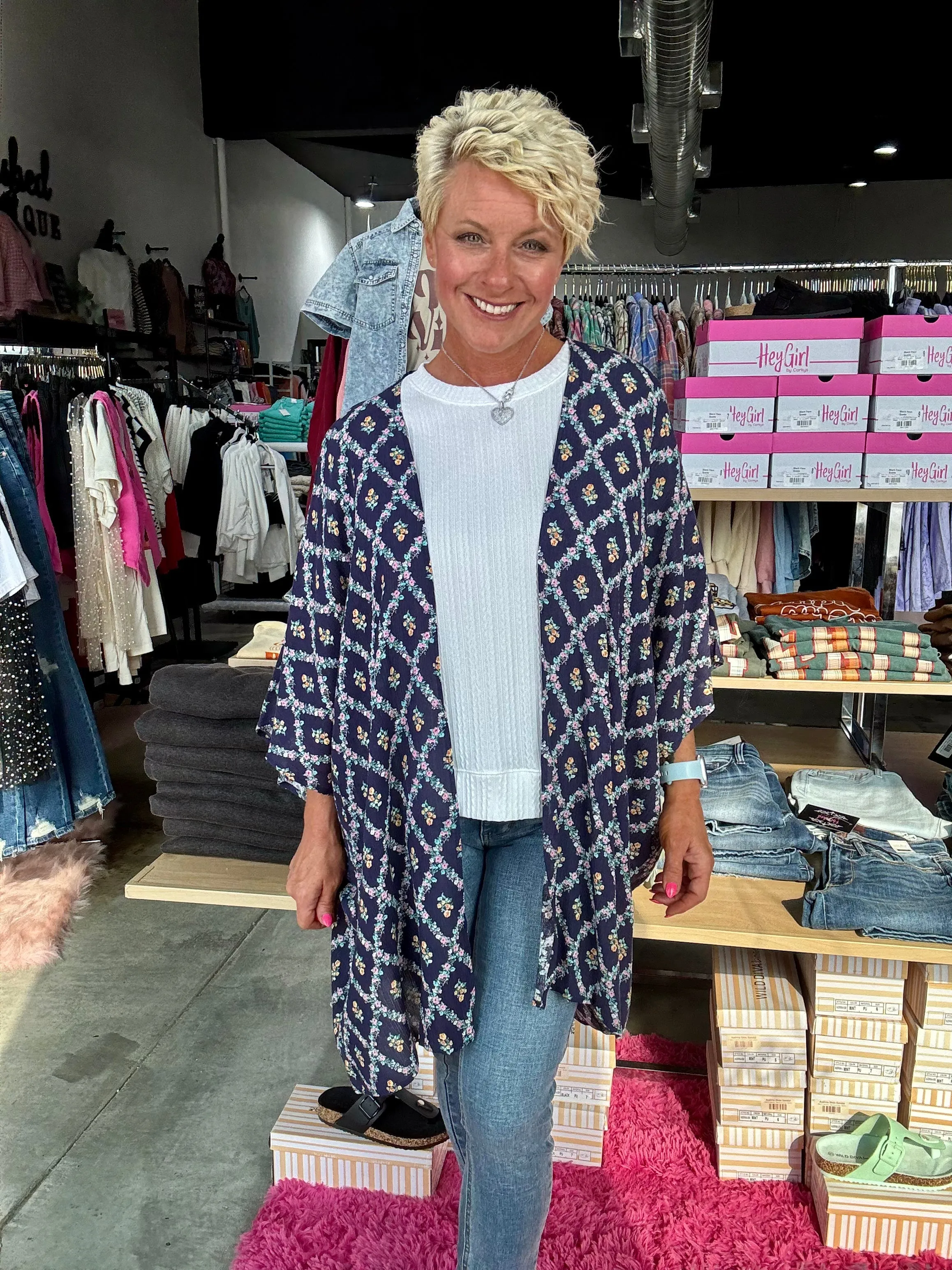 The Huntleigh Floral Kimono