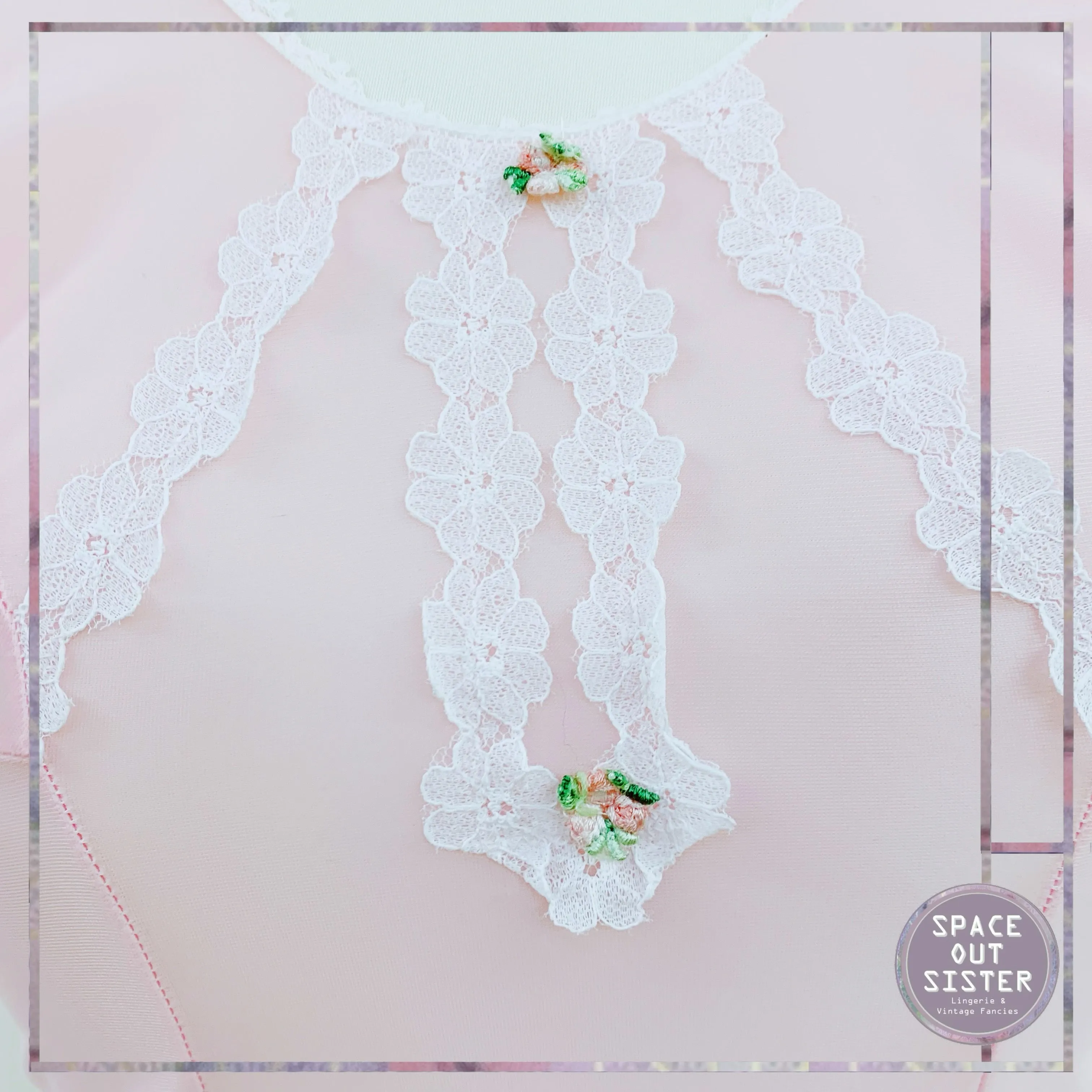 Vintage Flower Bud Slip