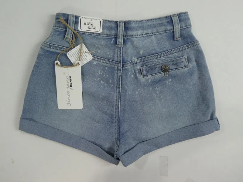 Womens Denim Shorts High Rise