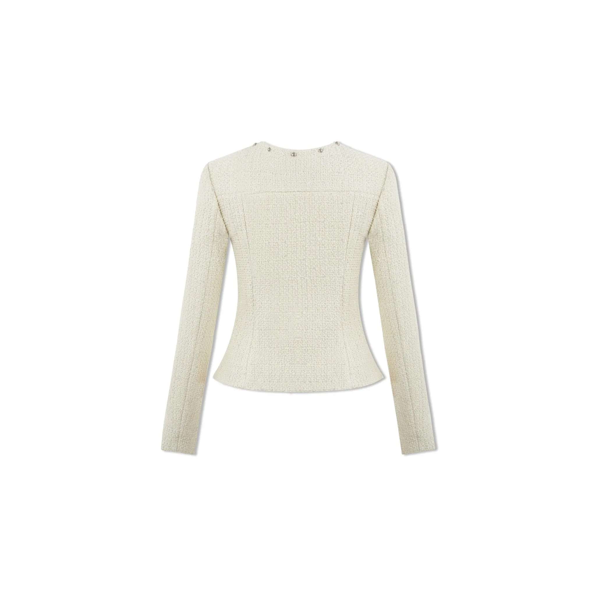 Woolen Coat White Knight Chanel Style Suit
