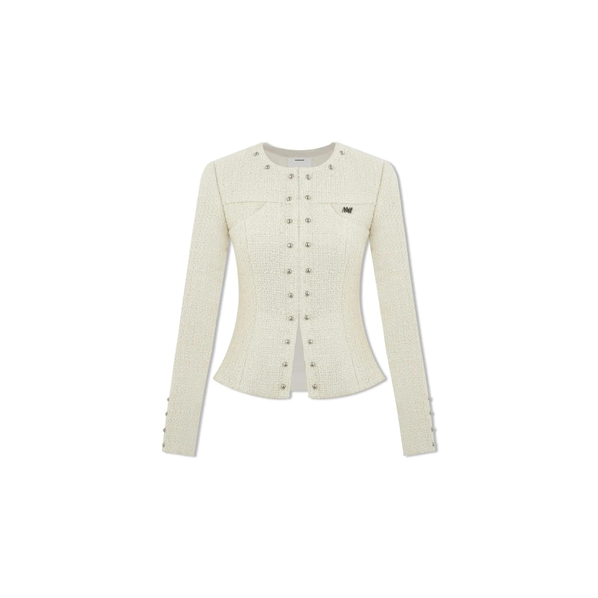 Woolen Coat White Knight Chanel Style Suit
