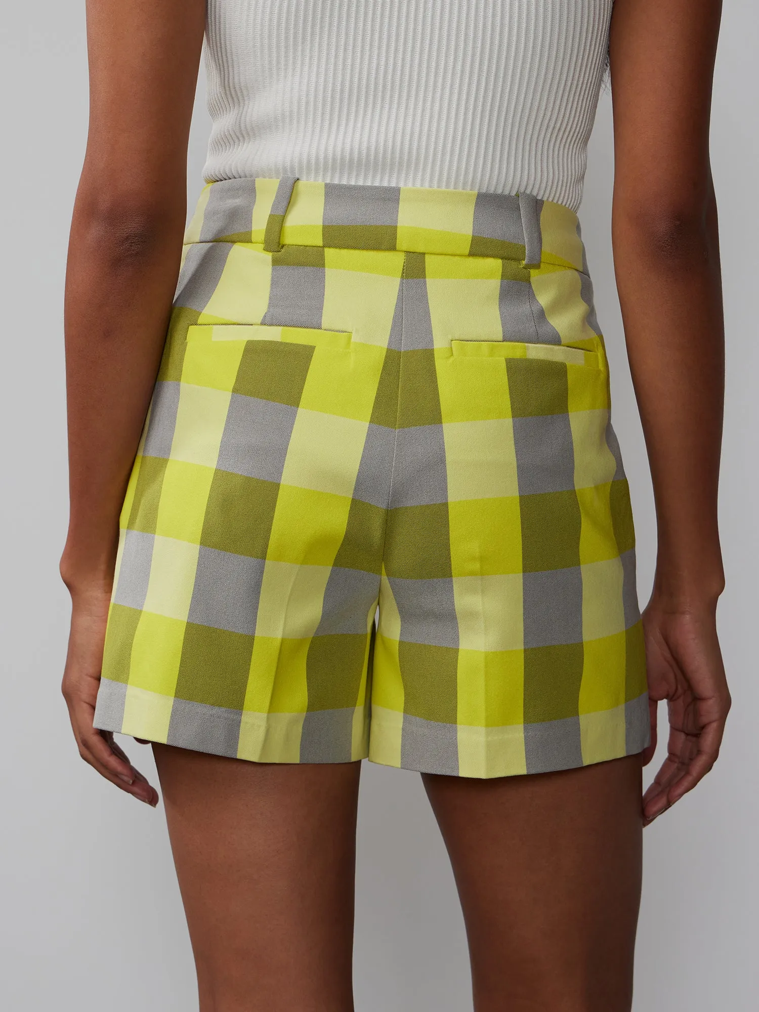 Yarn Dyed Plaid Shorts