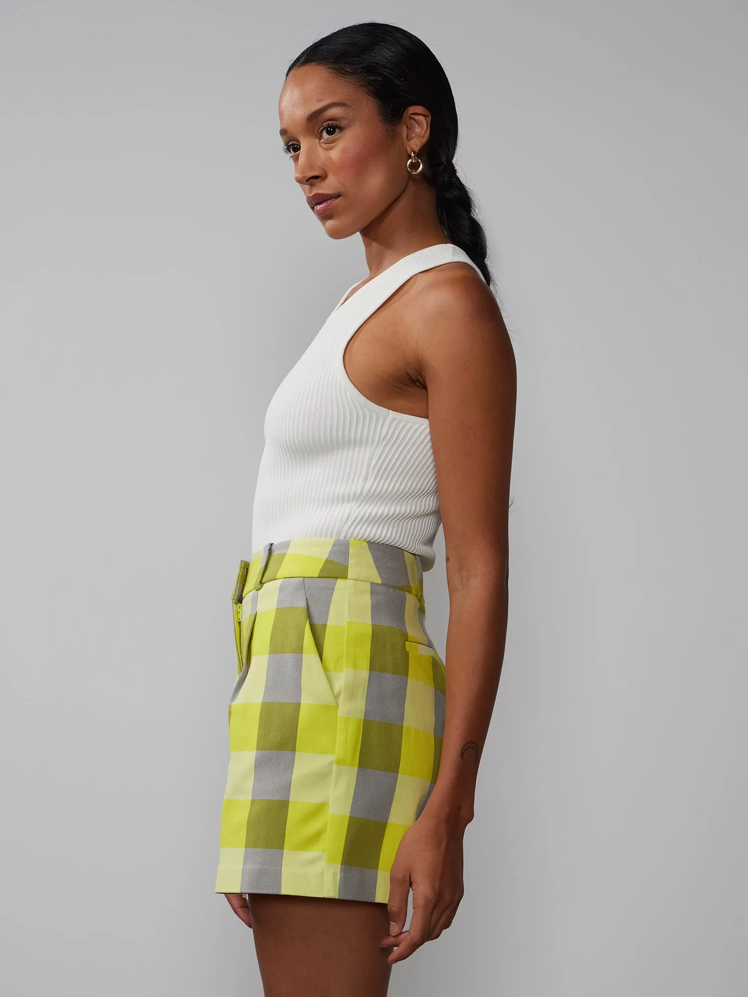 Yarn Dyed Plaid Shorts